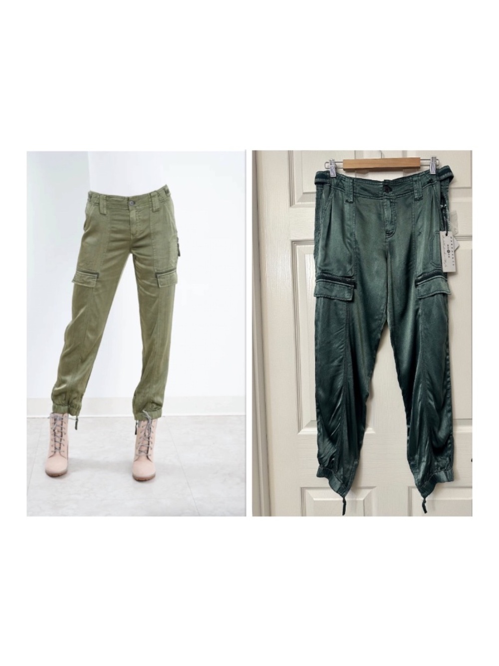 Anthropologie Marrakech Axel Jogger Cargo Pant Teal Green Women’s Size Medium